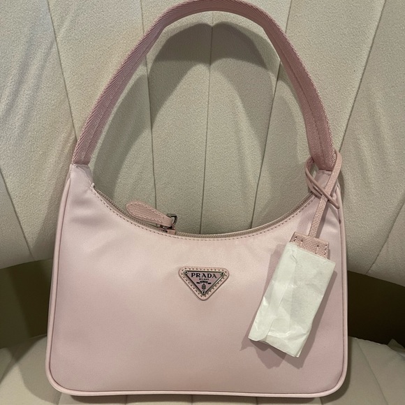 SOLD Spring/Summer bag! PRADA Re-Edition 2000 - Alanastro Pink -  BRAND NEW - Picture 9 of 13